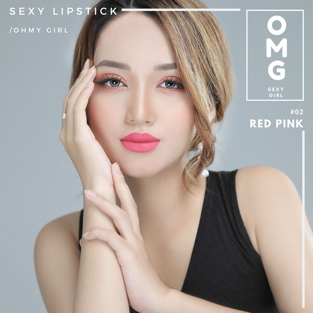 #02 - son lì màu hồng đỏ